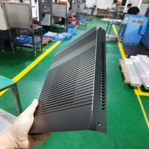 1mm High Precision Metal Cutting Parts Fireproof With Black Powder Coating
