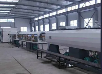 High-Capacity 600kg/H HDPE Pipe Extrusion Line with 800kw Power and ISO9001 Certification