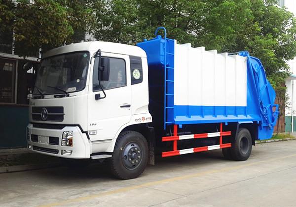 left hand drive or right hand drive DONGFENG 4X2 4500MM wheelbase 8m3 compactor garbage truck on sales