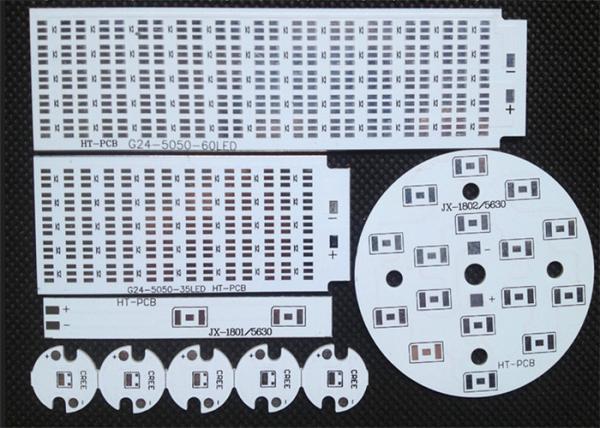 LED Street Lights Aluminum PCB Board / LED Print Circuit Board 1.5mm  Thichkness