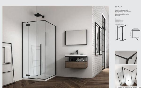 800 X 800 X 1900mm Bathroom Shower Cabinets With 304 Stainless Steel Door Handle