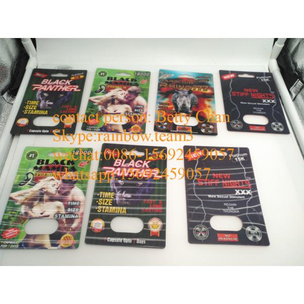 упаковка волдыря карты бумажная коробка/3Д таблетки повышения 35000 платины 5000 носорога 7/носорог 69 мужская