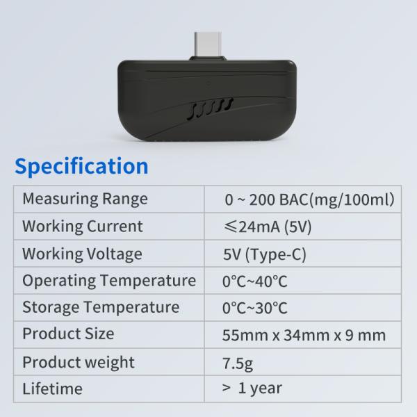 Professional-Grade and Advanced ALCOHOL TESTER for Accurate and Alcohol Detection