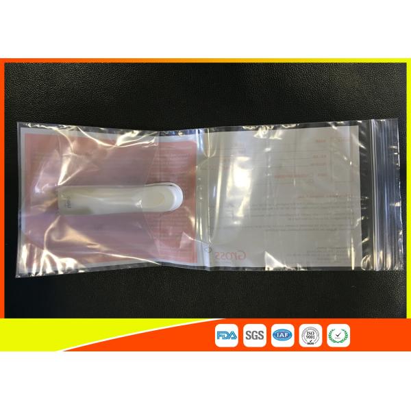 Ldpe Packaging Industrial Ziplock Bags White Board Easy To Write On The Surface