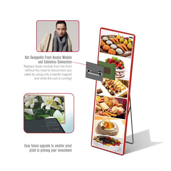 P1.9 Small Pitch Poster Light Box Displays , Digital Signage Led Screen SMD1010