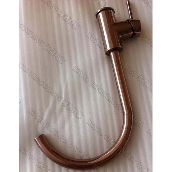 El ABS parte la máquina de la vacuometalización del oro PVD de la lata, equipo decorativo de la capa del arco catódico en piezas del ABS