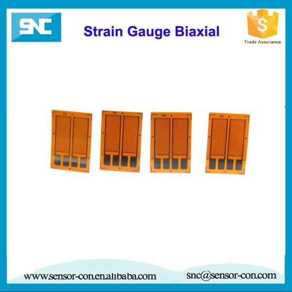 Jauge de contrainte BF350-3FB pour contraintes de flexion, faible dispersion et haute sensibilité, conception à grille double parallèle