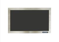 21.5 pulgadas Soporte de monitor de acero inoxidable Reproductor multimedia Control remoto Resolución 1920 * 1080