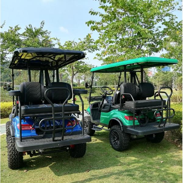 OEM Электрическая поднятая тележка для гольфа 4 места саморегулируемая стойка и рулевое устройство