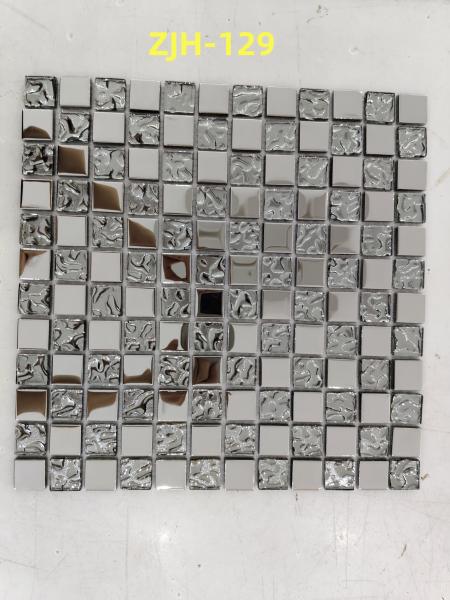 Ceramic Crystal Glass Mosaic Tile for Bathroom Wall Decor