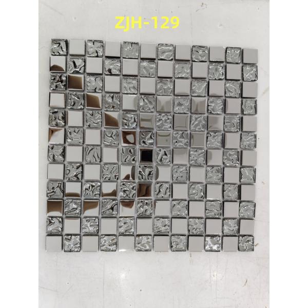 Ceramic Crystal Glass Mosaic Tile for Bathroom Wall Decor