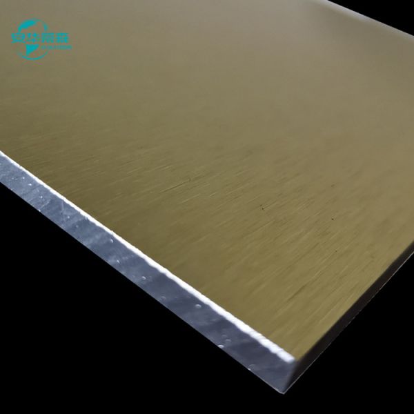 Brushed ACP Panel with Brushed Surface Finish 15-Year Warranty and B1 Fire Rating for Modern Facades
