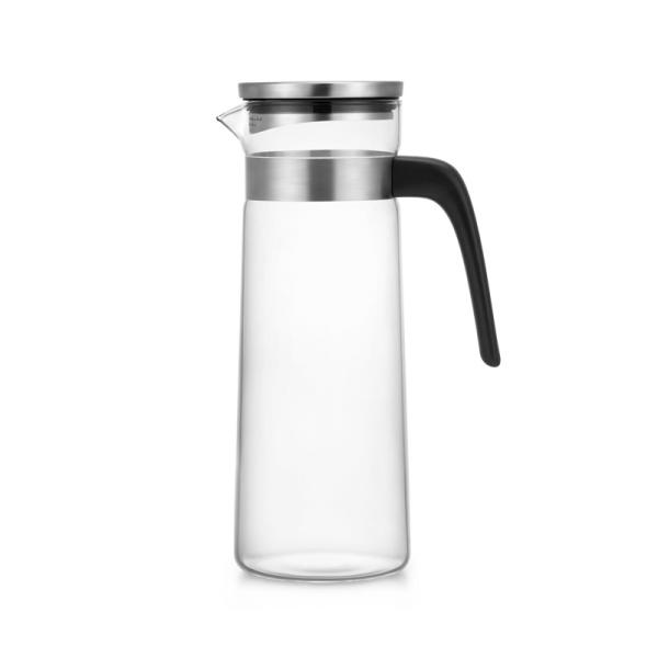 Drinkware Glass Water Pitcher Pots Kettles 2 Litre Glass Jug With Strainer
