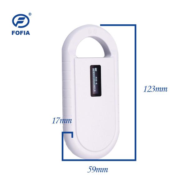 ISO11784/5 FDX-B e ID64 Compatível RFID Microchip Scanner 134.2KHz/125KHz Frequência Pet Microchip Reader