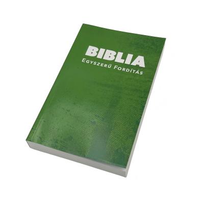 custom paperback bible printing-glossy lamination