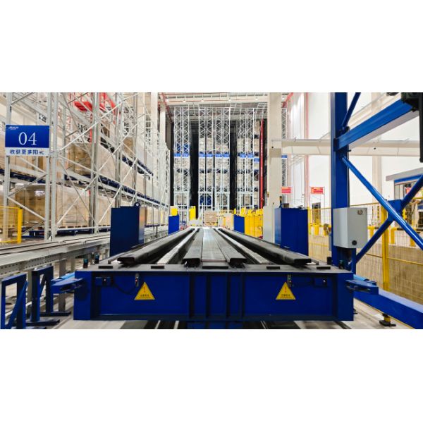 Single Deep pallet Stacker Crane ASRS, Floor Supported SRM(Storage Retrieval Machine), Automatic Storage And Retrieval System,Automation Logistics Warehouse