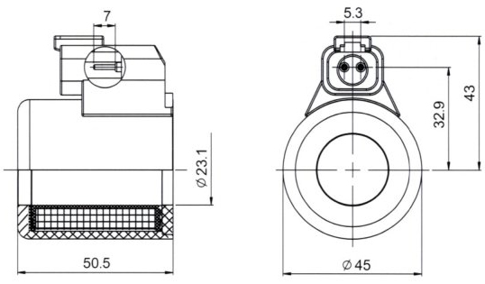 Тип гидравлическая катушка Bosch Rexroth клапана соленоида
