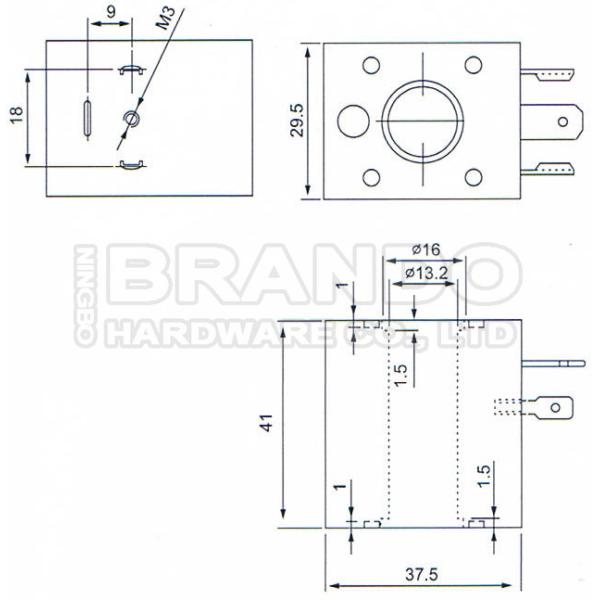 Стержень соленоида клапана реактивного сопла ИМПа ульс сборника пыли для самой лучшей катушки Nr.0200