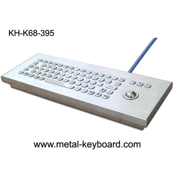 トラックボールが付いている IP65 産業金属の険しいキーボード、卓上コンピュータのキーボード