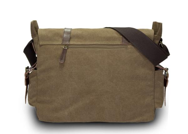 High Grade Cotton Canvas Mens Crossbody Computer Bag Waterproof SLR Camera Bag