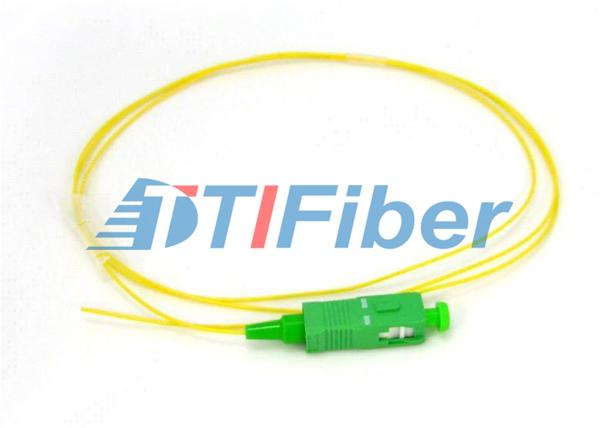 OM1 OM2 Fibre Optic Pigtails With Simplex Orange PVC Outer Jacket