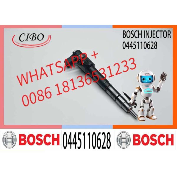 Injector 0 445 110 629 Diesel Fuel Inyector Common Rail 0445110629 0445110628 Diesel Injection Nozzle Assy