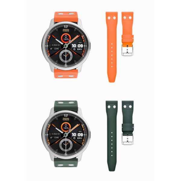 Waterproof Breathable FKM Rubber Watch Strap · Customizable Size And Logo | OEM/ODM - China Wholesaler SHX