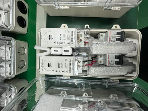 モザンビーク DINレール 単相 プリペイド式電力メーター 分離型CIU付き