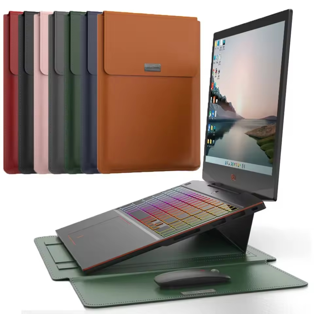 For 13 Inch Waterproof Convertible Laptop Sleeve Bag Customized Stand Mousepad Tablet Notebook Computer Pocket Case Dnb71