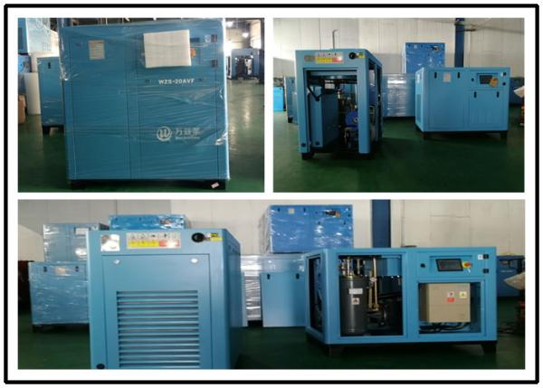 Air Cooling Oil Lubricated Air Compressor Screw Type Low Decibel 7.5KW 10 HP