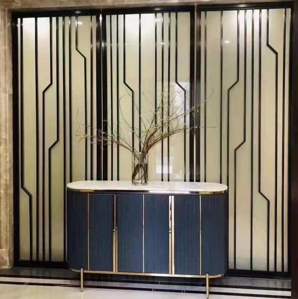 Antique room dividers room partitions screen stainless steel material