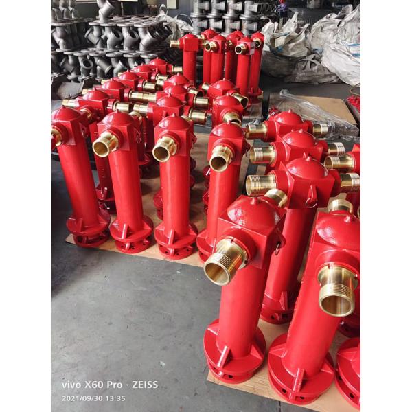 Pillar Vertical Fire Hydrant Ductile Iron For Municipal Construction