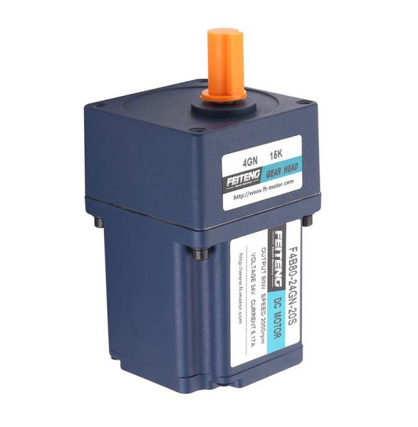 48v 24v Brushless DC Gearmotor , 200w 90mm BLDC Motor With Gearbox