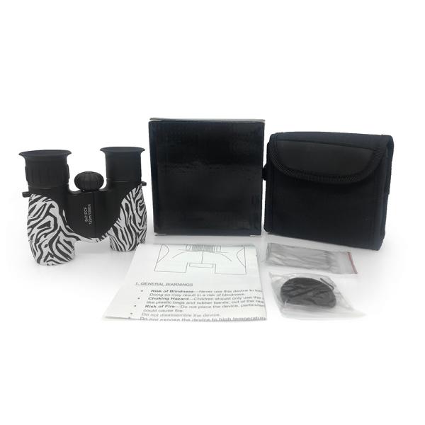 Zebra Children 8x21 Shockproof Binoculars 6X21 10X22 Telescope For Children