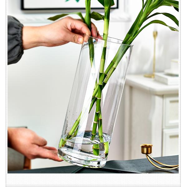 Minimalist 60cm High Tall Glass Vases The Perfect Combination of Style and Function