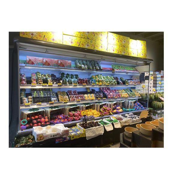 Remote Cooling System Multideck Open Chiller R404a  Energy Saving