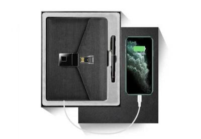 Caderno e Pen Set luxuosos reusáveis