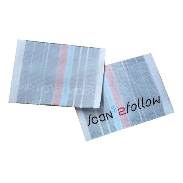 Eco-friendly Washable Brand Clothing / Garment / Apparel Woven Label Shrink-proof