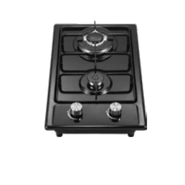 6mm Tempered Glass 2 Burner Gas Stove Supplier Household Built In Stainless steel