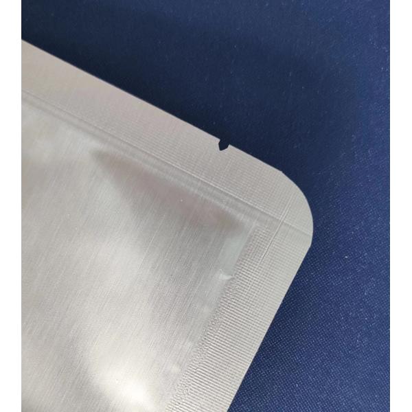 Le côté en plastique recyclable de la nourriture 3 de poche de cornue guérissent le sac