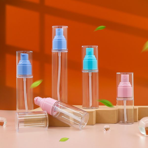 Wholesale High Transparency Plastic Cosmetic Bottles with Customizable Colors - Durable & Lightweight Factory Direct Supply