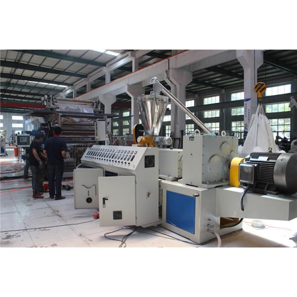 1220mm PVC Profile Extrusion Machine Decoration PVC Artificial Marble Sheet