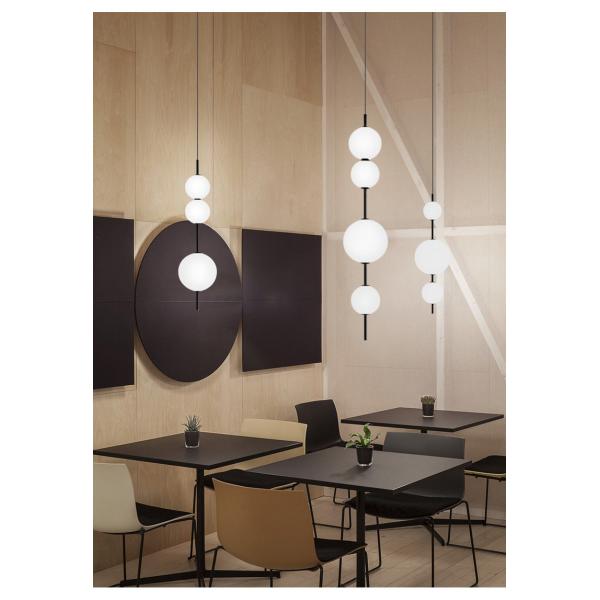 Modern Glass long Pendant Lamps Restaurant Cafe Bar Bedroom Kitchen Beads Pendant lamp(WH-GP-140)