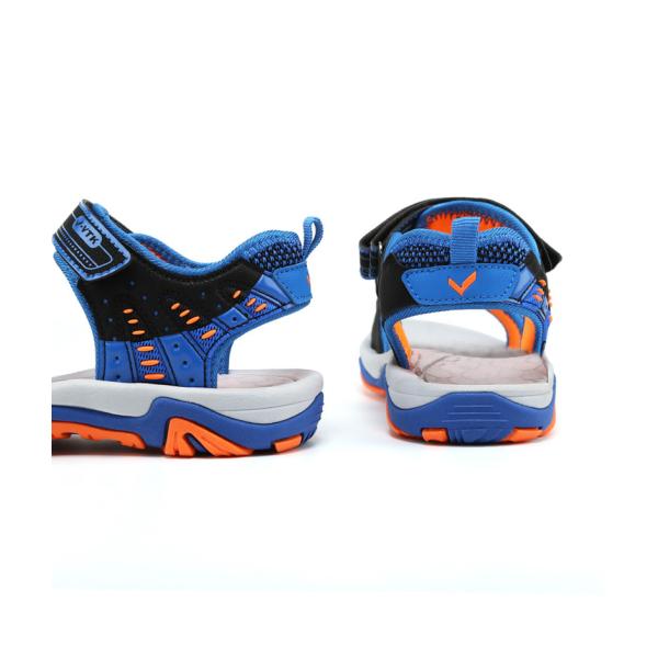 Leisure Open Toe Hiking Sandals Wear Resistant Rubber And Webbing Material