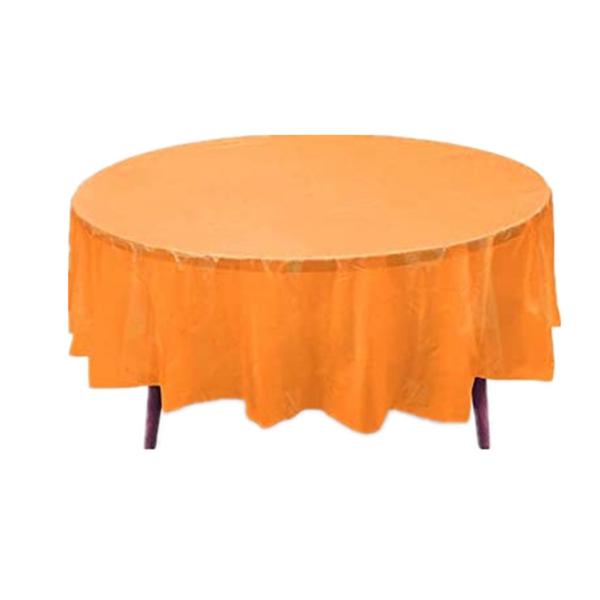 PEVA Plastic Round Disposable Tablecloths Customization Acceptable
