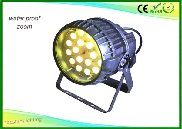 Pro Outdoor Led Par Light 18 X 10w Rgbw Ip65 Led Lamp With Zoom Ac110 - 240v