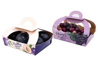 Caixas de empacotamento das frutas e legumes do cartão com Matt Surface Finish lustroso