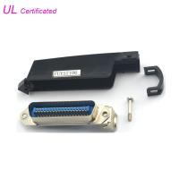 90 tampa plástica de Pin Centronics Solder Connector With da tomada masculina 36 do grau