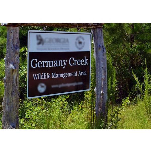 63Mil Thick Aluminum Custom Reflective Sign For Wildlife Management Area