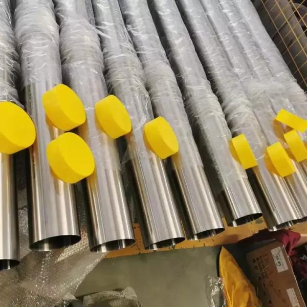 ASTM JIS Round Welded 201 SS Steel Pipe Polishing 300 400 Series Stainless Steel Pipe